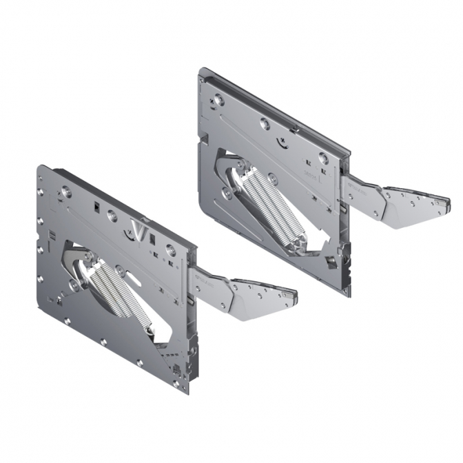 Подъемный механизм Kinvaro T-Slim, Tipmatic, 500-1100, серебро, Grass
