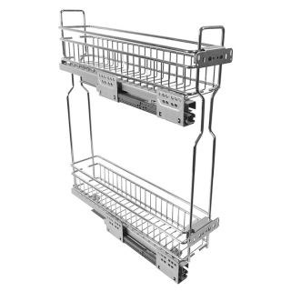 Карго SPARK, 150, левое боковое крепление, с доводчиком, хром, Linken System Карго SPARK, 150, левое боковое крепление, с доводчиком, хром, Linken System