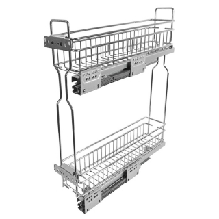 Карго SPARK, 200, правое боковое крепление, с доводчиком, хром, Linken System Карго SPARK, 200, правое боковое крепление, с доводчиком, хром, Linken System