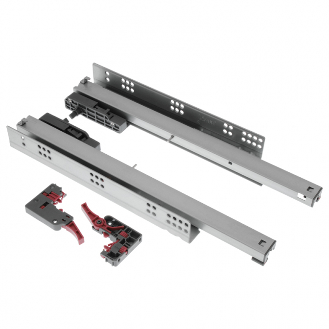Направляющие скрытые 550 мм, Touch Latch SYNCHRO-3D, Linken System