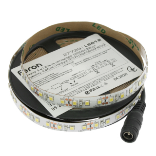 Светодиодная лента LS612, 120SMD/м, 9.6Вт/м, 12V, холодный белый, Feron Светодиодная лента LS612, 120SMD/м, 9.6Вт/м, 12V, холодный белый, Feron