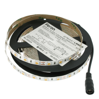 Светодиодная лента LS606, 60SMD/м, 14.4Вт/м, 12V, тёплый белый, Feron Светодиодная лента LS606, 60SMD/м, 14.4Вт/м, 12V, тёплый белый, Feron