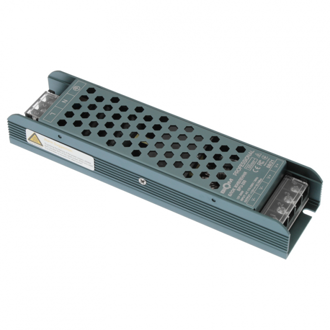 Трансформатор BPU для світлодіодної стрічки, 200W, 12V, 16.7А Трансформатор BPU для світлодіодної стрічки, 200W, 12V, 16.7А
