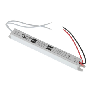 Трансформатор LTR для светодиодной ленты, 18W, 12V, 1.5A Трансформатор LTR для светодиодной ленты, 18W, 12V, 1.5A
