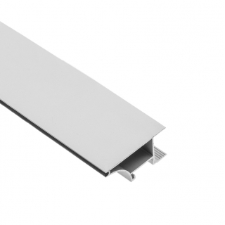 Профиль для LED ленты GLAX, 3000 мм, торцевой, алюминий, GTV Профиль для LED ленты GLAX, 3000 мм, торцевой, алюминий, GTV