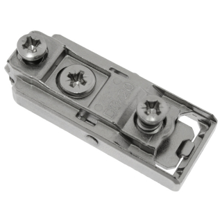 Монтажная планка T-Type, прямая, H=0 мм, Clip-On, эксцентрик, Euro, Titus Монтажная планка T-Type, прямая, H=0 мм, Clip-On, эксцентрик, Euro, Titus