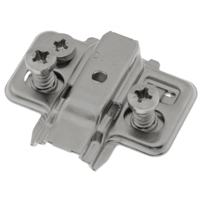Монтажная планка T-Type, H=3 мм, Clip-On, эксцентрик, Euro, Titus