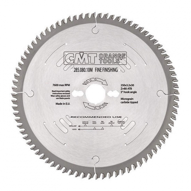 Пильный диск 250х30, z=80, CMT